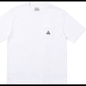 Palace SS19 Sofar Pocket T-Shirt, White, Medium